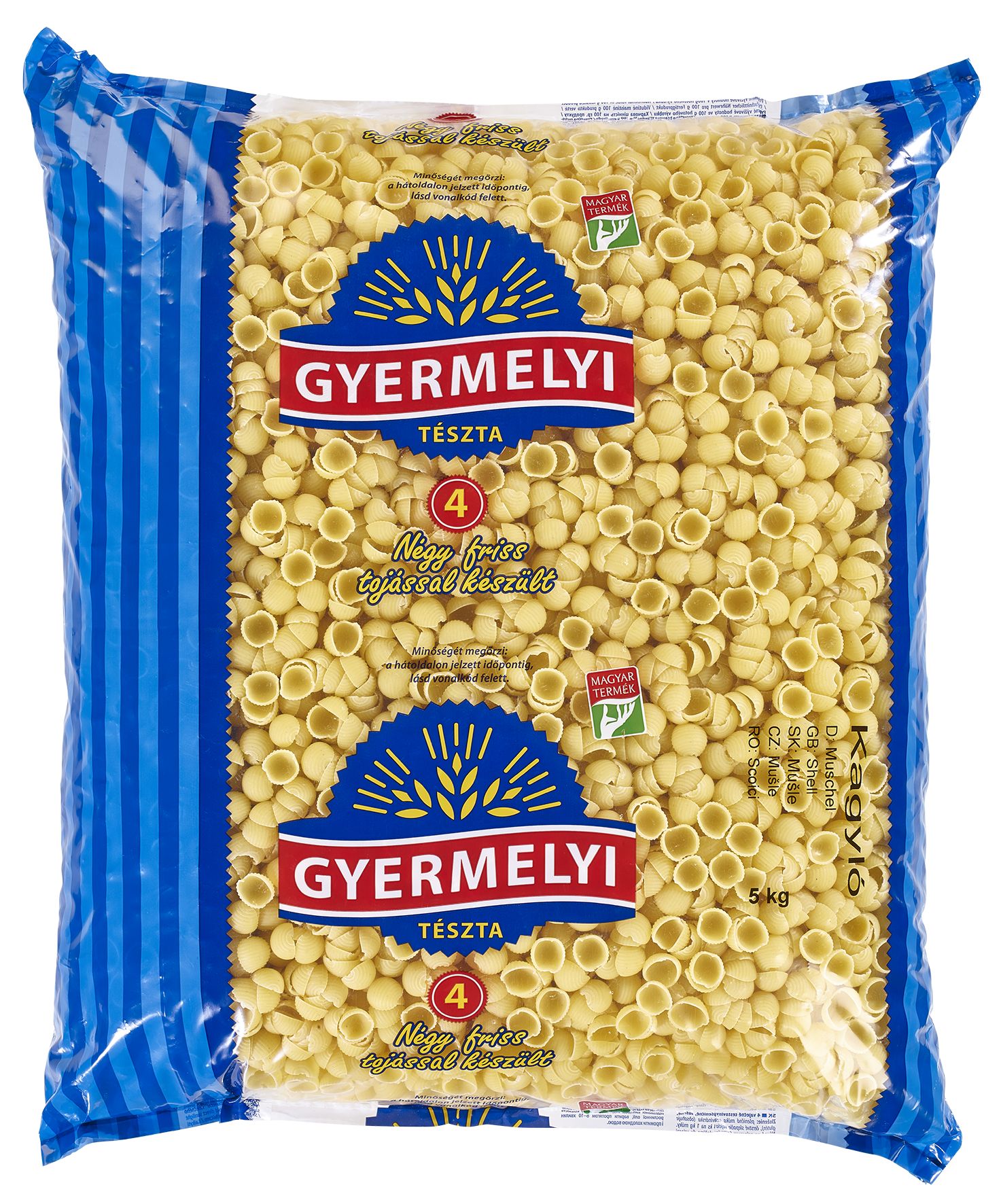 Gyermelyi négytojásos Kagyló 5kg